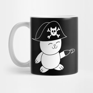 Pirate Cat Captain Mug